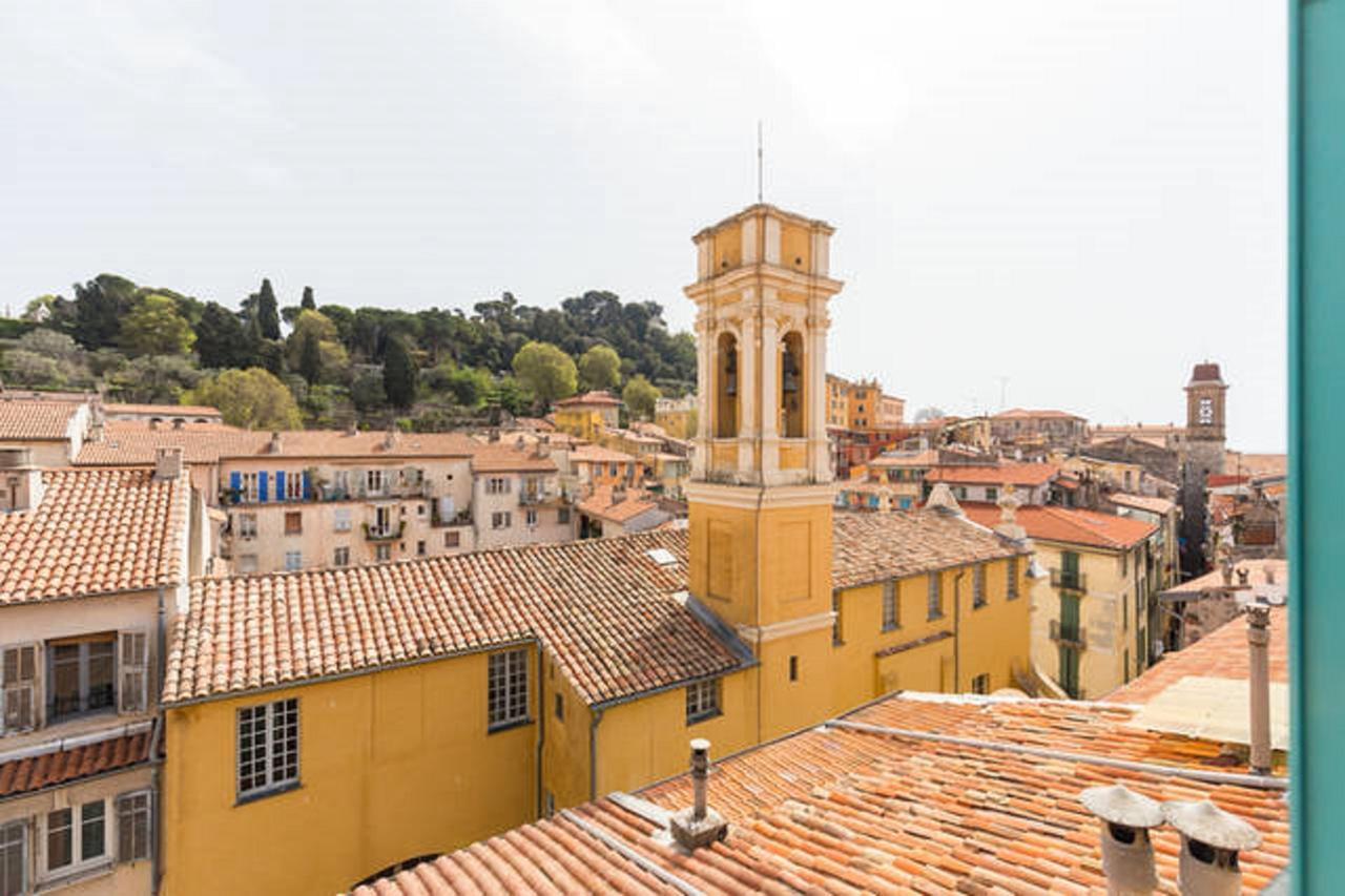 LA CROIX - F3, TERRASSE VUE PANORAMIQUE, VIEUX-NICE Old town&terrace Extérieur photo